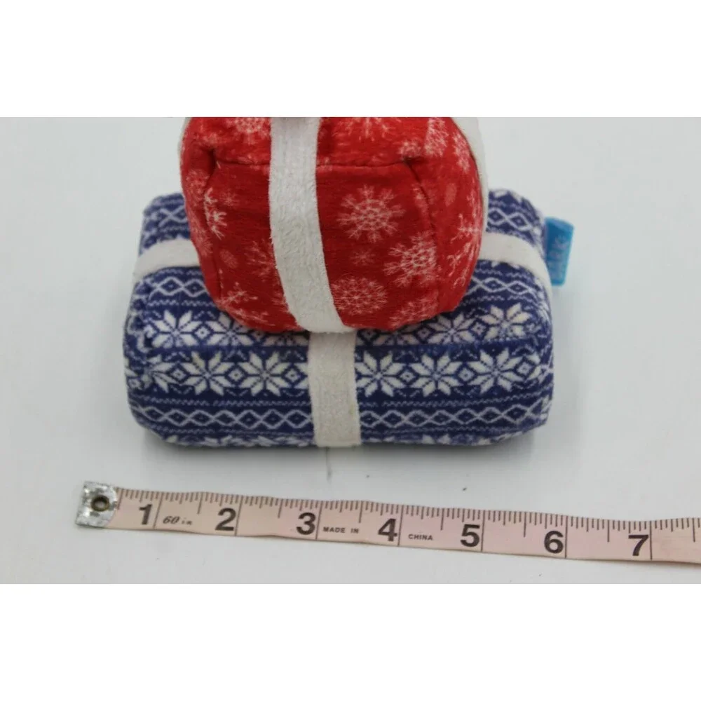 Bark Box Stacked Christmas Holiday Gift Boxes Squeaky Toy Dog 6